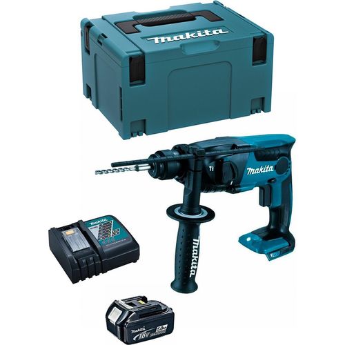 Bohrhammer MAKITA DHR165RTJ1 (1 x 5,0 Ah + DC18RC + MAKPAC 3)