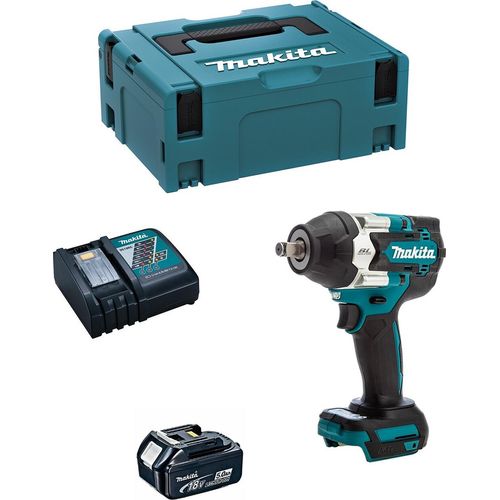 Schlagschrauber MAKITA DTW700RTJ1 (1 x 5,0 Ah + DC18RC + MAKPAC 2)