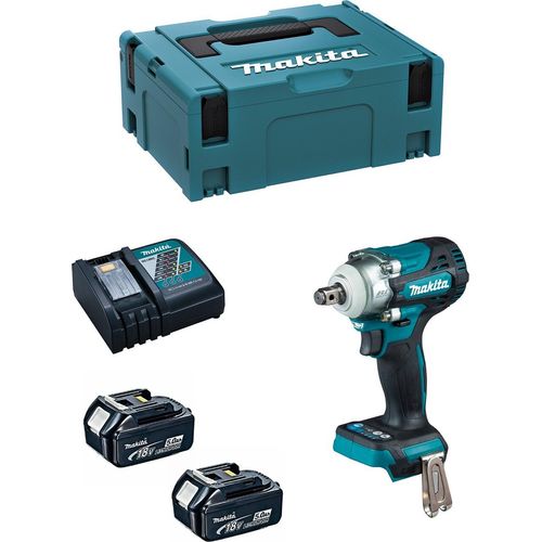 Schlagschrauber MAKITA DTW300RTJ (2 x 5,0 Ah + DC18RC + MAKPAC 2)