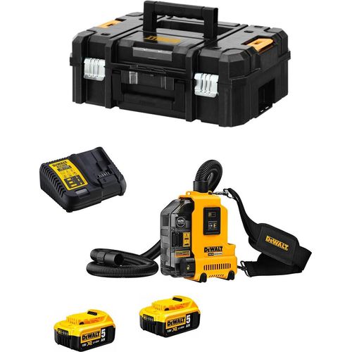 Staubsauger DeWALT DWH161P2T (2 x 5,0 Ah + DCB115 + TSTAK II)