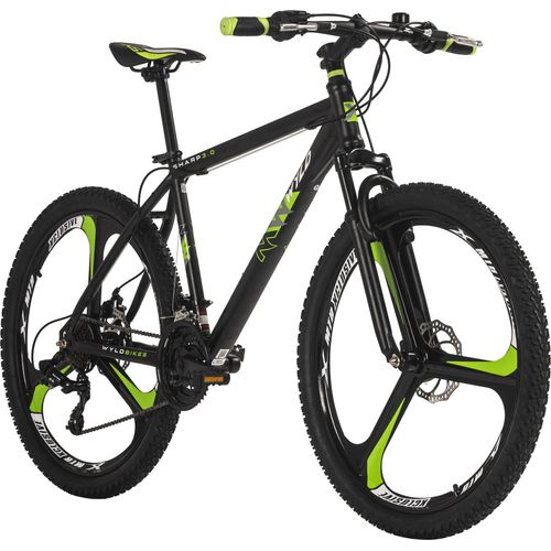 WYLD Mountainbike Hardtail 26'' Sharp Schwarz 21 Gänge WYLD 406M, 407M, 408M, 409M