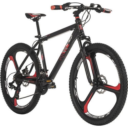 WYLD Mountainbike Hardtail 26'' Sharp Schwarz 21 Gänge WYLD 406M, 407M, 408M, 409M
