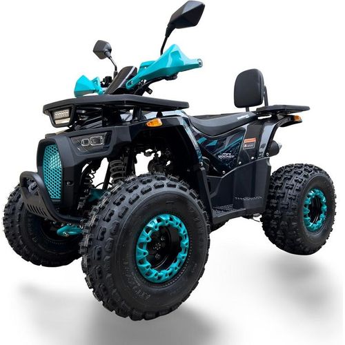 Quad ATV Kinderquad Miniquad 125cc Hunter II 3G8 Halbautomatik blau