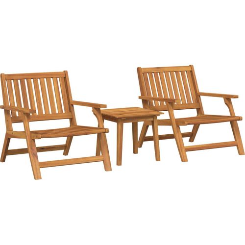 Möbel 3-tlg. Garten-Sitzgruppe Massivholz Akazie - Gartentische 3214432
