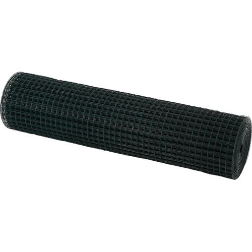 Schweißdrahtzaun Grün 0.8x100 m Stahl, Drahtzäune DesignMöbel Neu