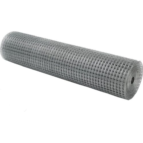 Geschweißter Drahtzaun 0.8x100 m galvanisierter Stahl, Drahtzäune DesignMöbel Neu