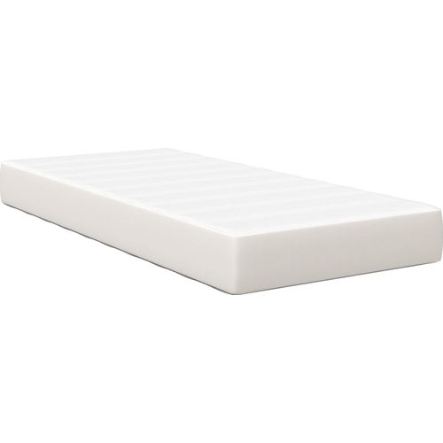 Creme Taschenfederkernmatratze - Mittlere Festigkeit - 80x200x20 cm, Taschenfederkernmatratzen DesignMöbel Neu