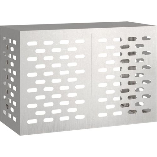 Möbel Klimaanlagenabdeckung 90x40x60 cm Edelstahl - Klima- & Heizgeräte Zubehör 865894