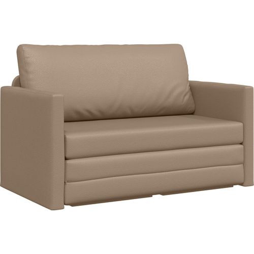 Möbel Futonsofa 2-in-1 Cappuccino 124x71x78 cm Kunstleder - Klassische Sofas 4106712