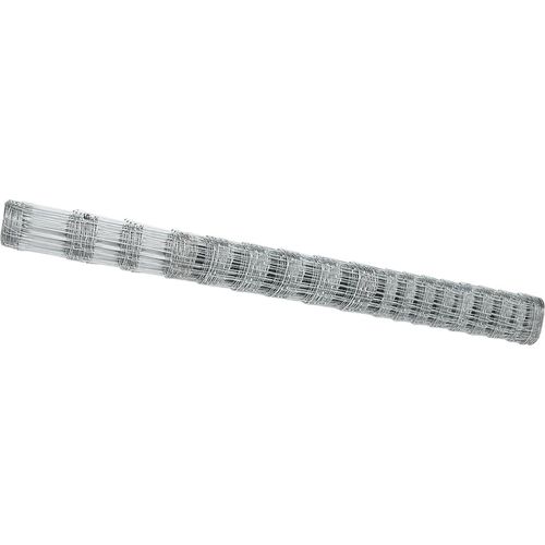 Feldzaun 1,5x50 m Verzinkter Stahl, Drahtzäune DesignMöbel Neu