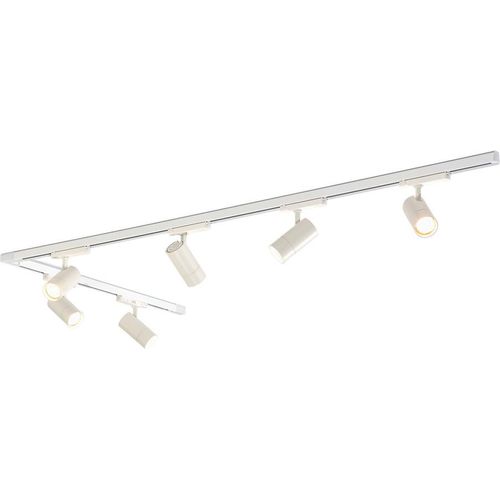 Qub Zoom - 3-Phasen LED Schienensystem - L-Form - 6 Spots - 600cm - Schwarz - Einstellbare Helligkeit & Farbtemperatur