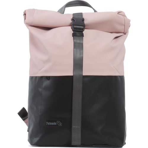 7clouds Rolltop-Rucksack Kira 7.1 black-light rose