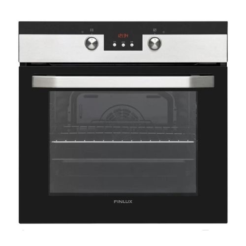 Einbaubackofen Finlux FX 820A IX, Elektro, Klasse A, 61 L, Schwarz/Edelstahl