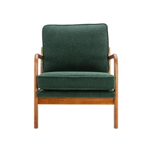 Sessel 76x65x80cm Sessel Gruen Lounge Holzrahmen Ohne LED USB Stabil Wohnzimmer Armlehne Polstersessel Sessel Armlehnstuhl Lehnstuhl Buerostuhl