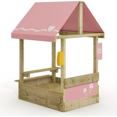 WICKEY Sandkasten Dinky mit Dach und Picknicktisch, Garten, Buddelkiste