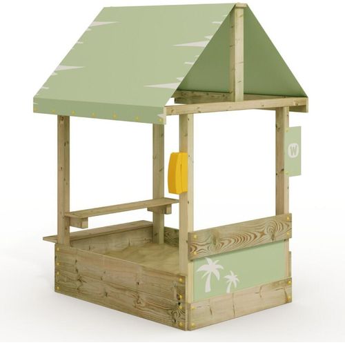 WICKEY Sandkasten Dinky mit Dach und Picknicktisch, Garten, Buddelkiste