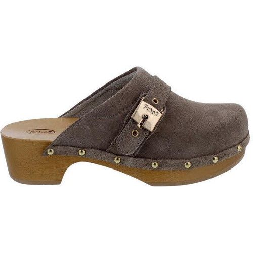 Scholl Pescura Clog 50 Beige / Honey Suede - Veloursleder 41