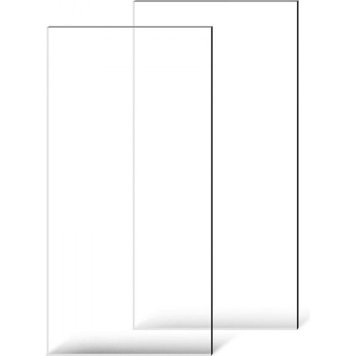 2er-Set Plexiglas-Acrylplatten 610x1219mm - Kunststoffplatten 3mm dick - Hochwertige Acrylplatten - DIY Projekte Material