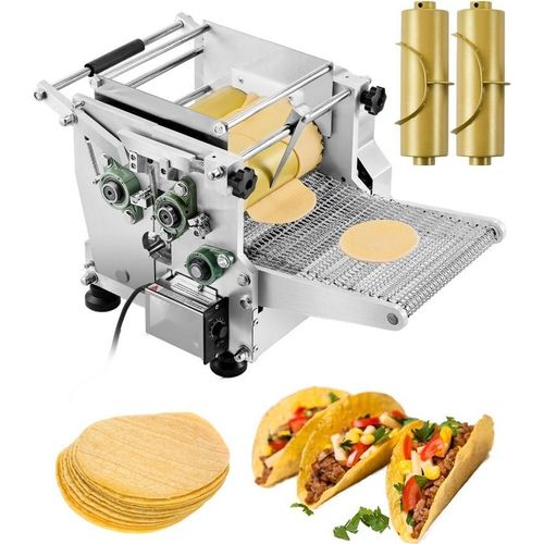Elektrischer Tortillamaker - Automatische 4 + 6 Zoll Maistortillas Maschine - Tortilla Herstellung Gerät - Mexikanische Küchenhelfer