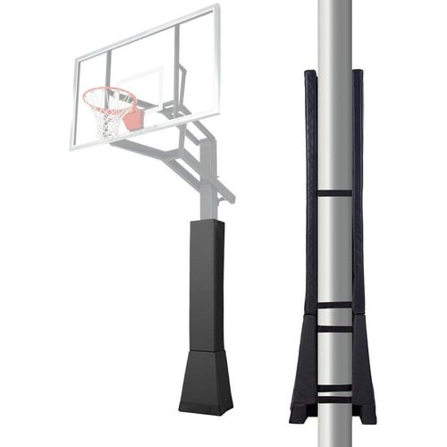 Basketball Polster - Wetterfeste Schutzpolsterung - Schwarz 163cm - Basketball Sicherheitspolsterung