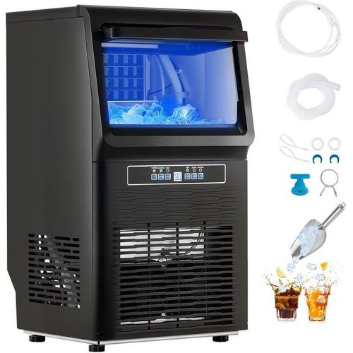 Hochleistungs-Eisbereiter Eismaschine fürs Restaurant - 36,29kg/Tag Produktionskapazität - LED-Anzeige - Kommerzieller Einsatz