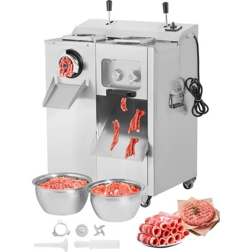 Kommerzieller Elektrischer Fleischwolf - 6,35kg/Min Leistung - 5mm Wurstfüllmaschine - hochwertige Fleischverarbeitung