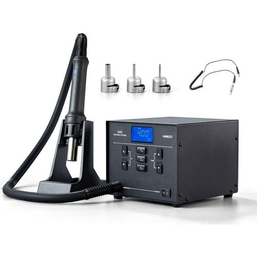 Heißluft-Reworkstation 1000W LED - SMD-Nacharbeitsstation 100-480℃ - LED-Lötarbeitsstation