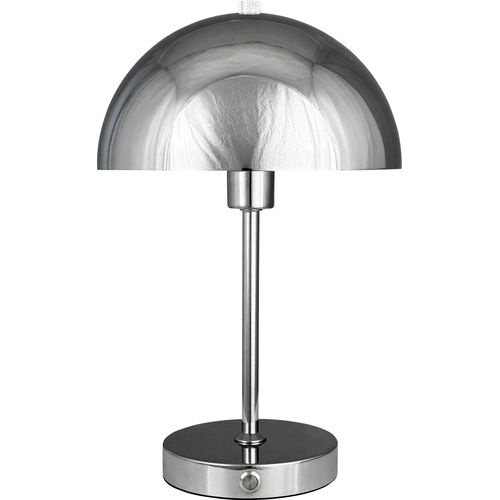 Tischlampe, Kabellos Dimmbar Tischleuchte, Led Tischleuchte Metall, Leselampe, USB Wiederaufladbare, Stockholm Chrom