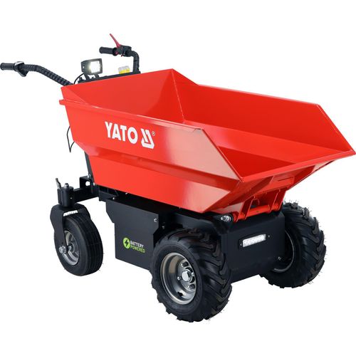 Akku Minidumper, Motorschubkarre 48V, 500kg, 172x76x106cm, 1000W