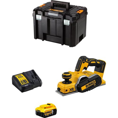 Hobel DeWALT DCP580P1T (1 x 5,0 Ah + DCB115 + TSTAK VI)