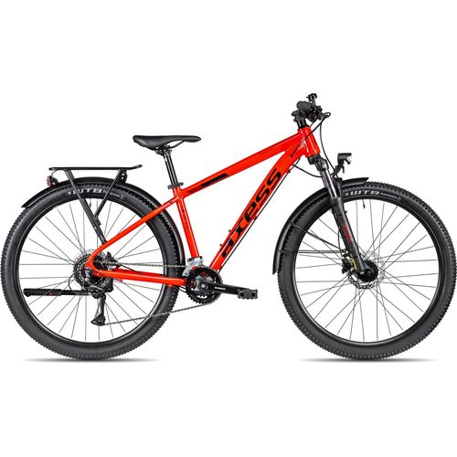 Axess SANDEE DX ATB alltagstaugliches All-Terrain-Bike 27.5 Zoll Rot 14 Zoll