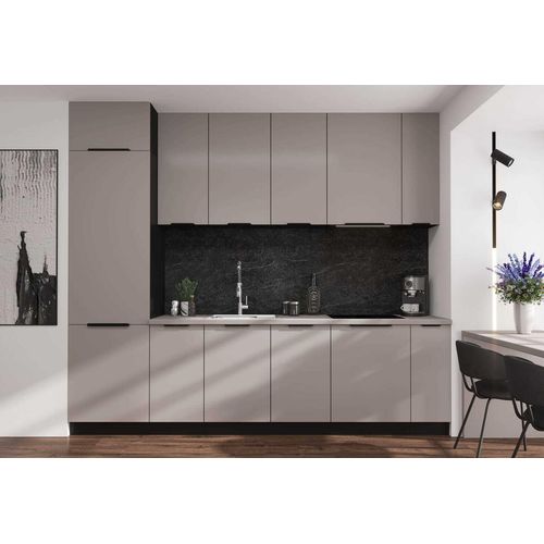 Küchenmöbel-Set Kochzeile Arona Cashmere 280cm