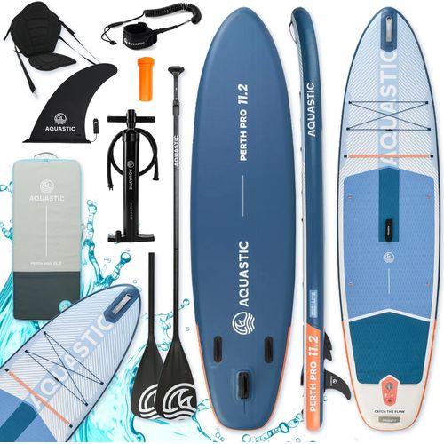 Sup Aquastic Perth Pro 340Cm 2In1 - Tropfenstich, Paddel, Pumpe, Sitz