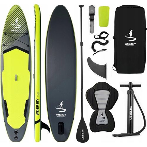Sup 340Cm Aufblasbares Brett Mit Eva Sitz, Paddel, Pumpe Und Reparateur