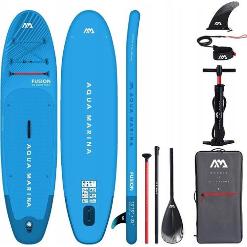 Brett Sup Aqua Marina Fusion Blau 10'10