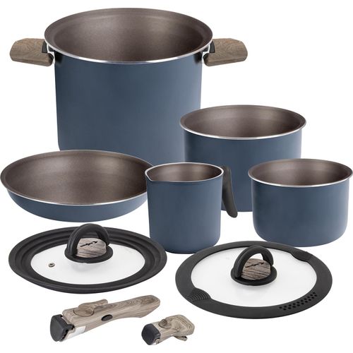 BRUNNER Camping Kochgeschirr Topfset | Alu | TORRALTA , ø20cm 7+2teilig