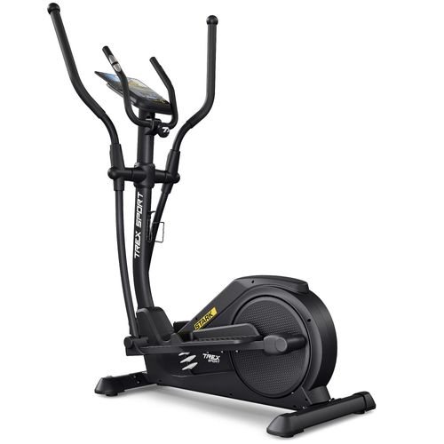 TREX SPORT Crosstrainer TX-700ECT STARK | Ellipsentrainer mit 32-stufigem Widerstand, Pulssensoren, Bluetooth | mit 21 Trainingsprogramme, bis 135 kg