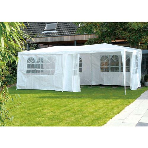 Party Pavillon 6x3m Weiß
