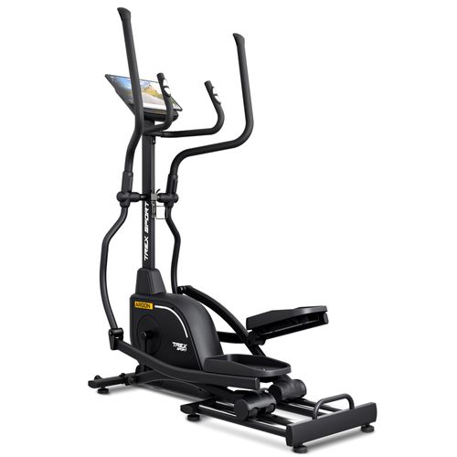 TREX SPORT Crosstrainer TX-900ECT ARGON | Ellipsentrainer mit 32-stufigem Widerstand, Pulssensoren, Bluetooth | mit 21 Trainingsprogramme, bis 135 kg