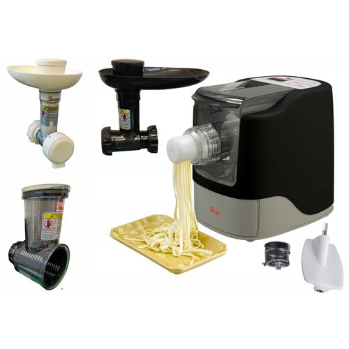 Multifunktionale Küchenmaschine für Pasta, Pizza, Brot, Fleischwolf, Gemüsewolf, 6-in-1-Eismaschine