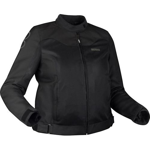 Bering Alias Mesh Queen Size Damen Motorrad Textiljacke, schwarz, 48