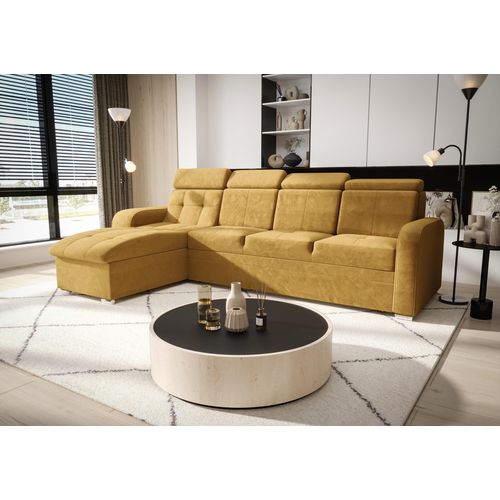 Ecksofa 315 cm Gelb Kronos 1 Links Kongo RBN10