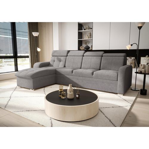 Ecksofa 315 cm Grau Kronos 15 Links Kongo RBN10
