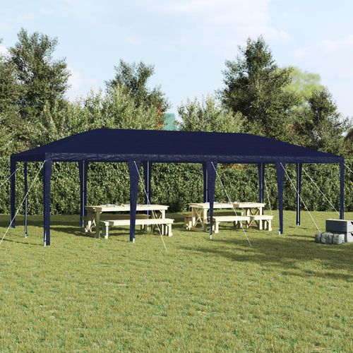 Desgin Party Zelt Blau 8x4 m PE - Pavillons & Partyzelte 42003438