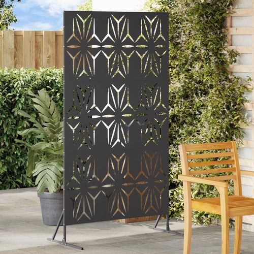 Metallzaun-Panel Schwarz Metall Groß Dekorative Intarsien, Drahtzäune DesignMöbel Neu