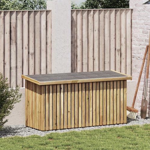 Aufbewahrungsbox 119x44x58,5 cm behandeltes Kiefernholz, Gartenboxen DesignMöbel Neu