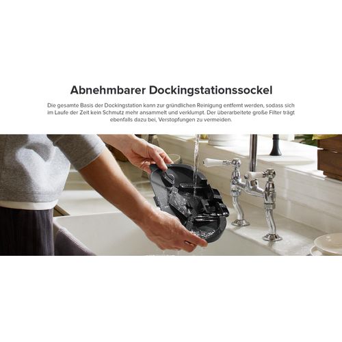 Roborock QR 598 Saug- Wischroboter inkl. Absaugstation/ Reinigungsstation , schwarz, QVRS52-00