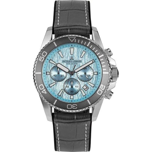 Chronograph Jacques Lemans Grau Kollektion Liverpool - mann