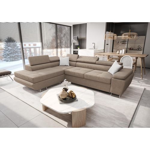 Ecksofa 272 cm Beige Links Sally 02 Kongo RBN04