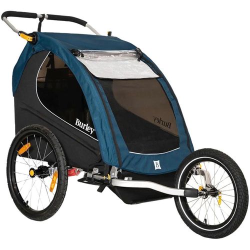 Fahrradkinder-Anhänger BURLEY, blau, Fahrradanhänger, Kinder